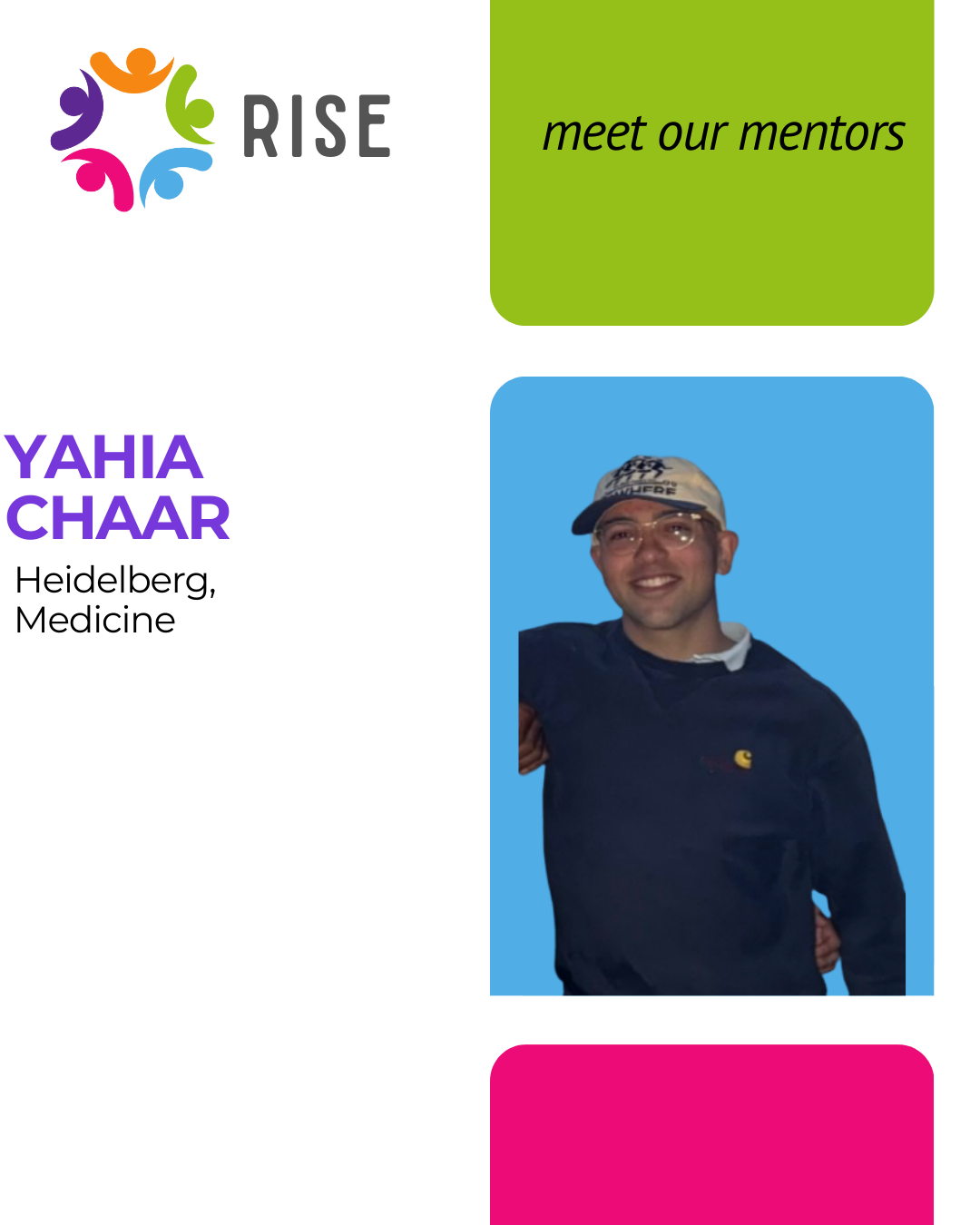 Yahia mentor profile card