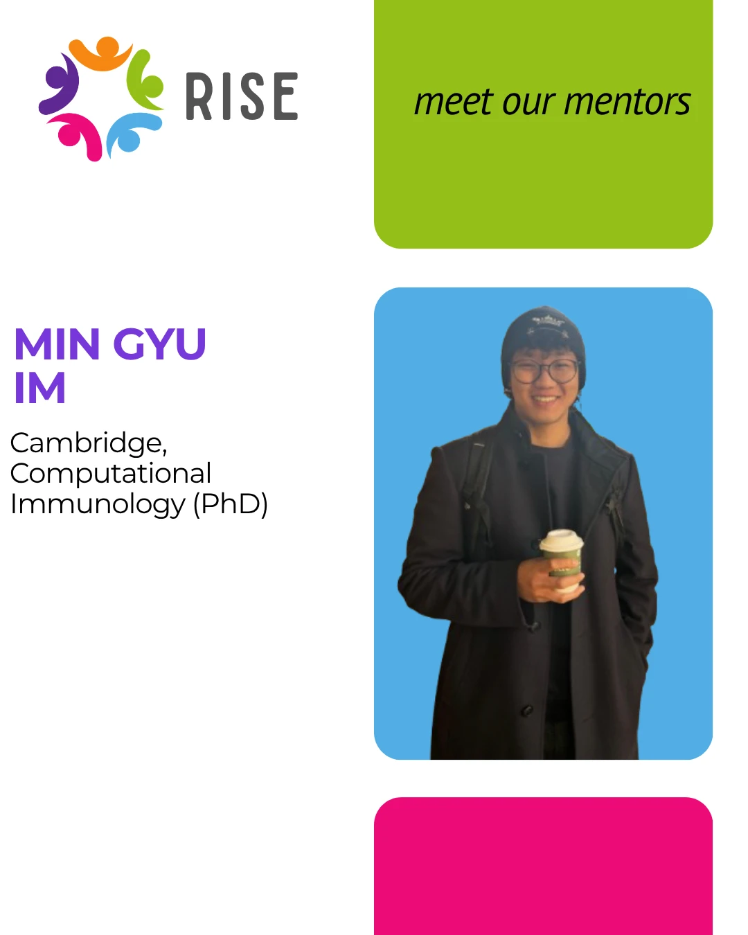 Min Gyu Im mentor profile card