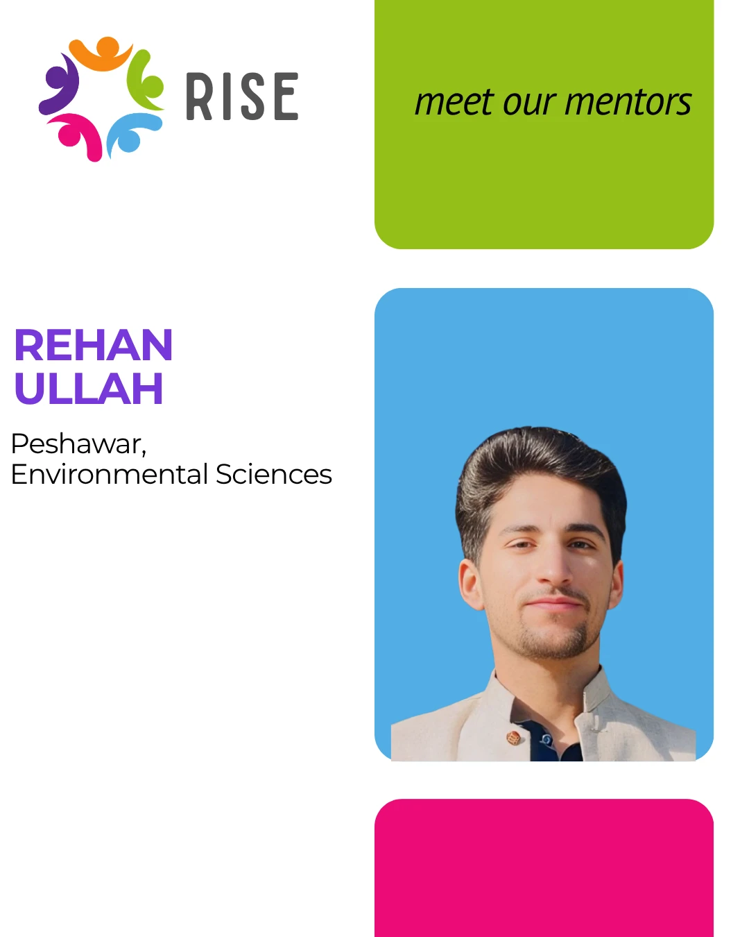 Rehan Ullah mentor profile card